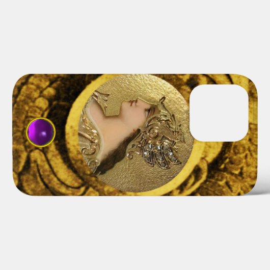 ATHENA MET FANTASY GRIFFINS EN PAARS GEMSTONE Case-Mate iPhone CASE (Achterkant (horizontaal))