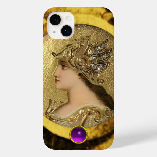 ATHENA MET FANTASY GRIFFINS EN PAARS GEMSTONE Case-Mate iPhone CASE (Achterkant)