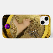 ATHENA MET FANTASY GRIFFINS EN PAARS GEMSTONE Case-Mate iPhone CASE (Achterkant (horizontaal))