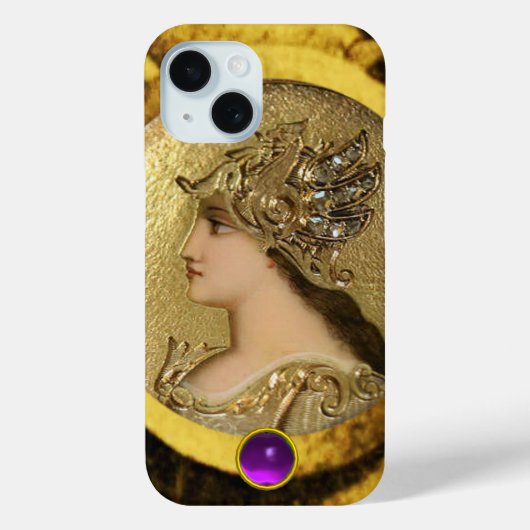 ATHENA MET FANTASY GRIFFINS EN PAARS GEMSTONE Case-Mate iPhone CASE (Achterkant)