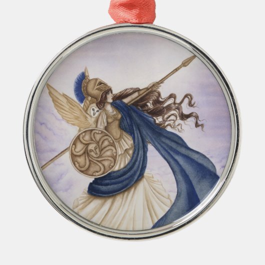 Athena Metalen Ornament (Voorkant)