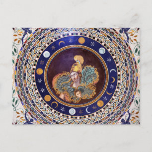 Athena-mozaïek in het Vaticaanmuseum Briefkaart