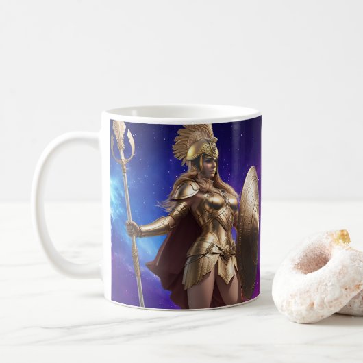 Athena Mythologie Serie Koffiemok (Met donut)