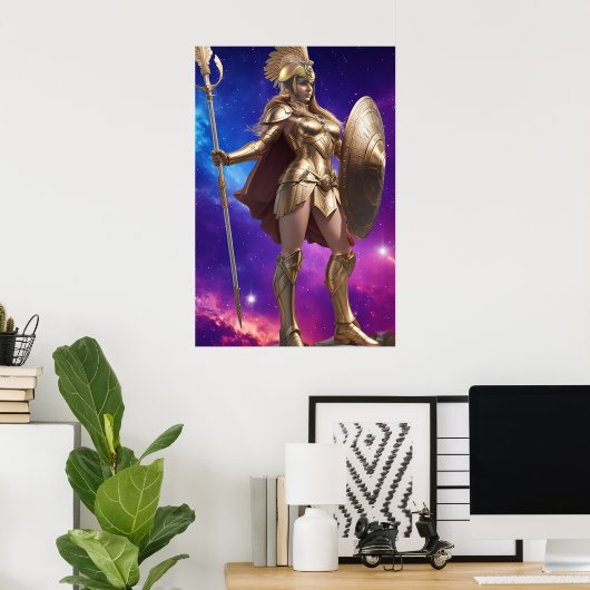 Athena Mythologie Serie Poster (Thuiskantoor)