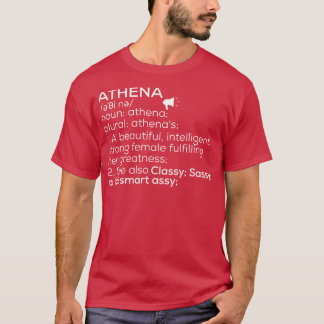 Athena Naam Athena Definitie Athena Vrouw Naam A T-shirt