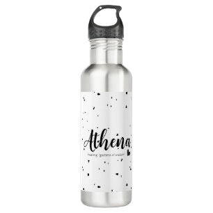 ATHENA-naam Betekenis moderne Woman Water Bottle G Waterfles