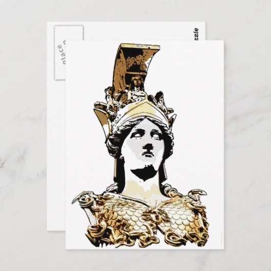 ATHENA PALLAS BRIEFKAART (Voorkant / Achterkant)