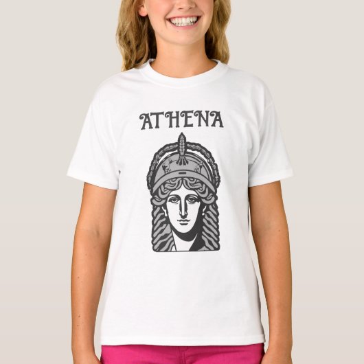 Athena, Patron Goddess van Athene T-Shirt (Voorkant)