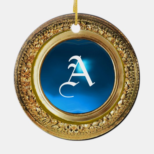 ATHENA PORTRAIT MET GOLDEN HELMET EN GRIFFINS KERAMISCH ORNAMENT (Achterkant)