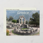 Athena Pronaia Sanctuary in Delphi Griekenland Briefkaart (Voorkant / Achterkant)