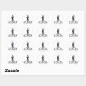 Athena Ronde Sticker (Vel)