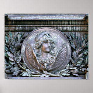 Athena Shield Poster