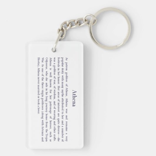 Athena Sleutelhanger (achterkant)