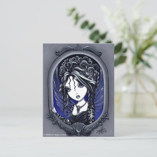 "Athena" Tattooed Fae Briefkaart (Staand voorkant)