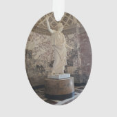 Athena van Velletri Souvenir Acryl Ornament (achterkant)