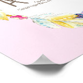 Athena veer- en kralenkrans naam betekenis poster (Hoek)