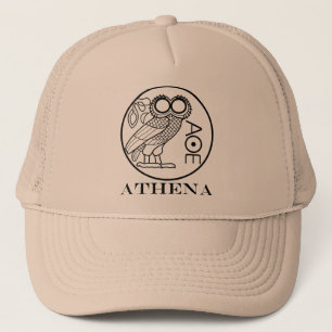 ATHENA's buiktetradrachme (Engravers Font) Trucker Pet