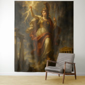 Athena's Lightning: Goddess of Wisdom & Power (Myt Wandkleed (In situ)