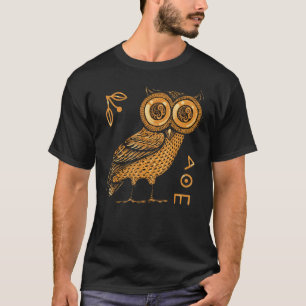 Athena's Uil - Griekse mythologie - Oude Griekenla T-shirt