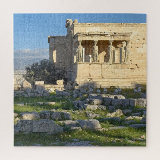 Athene Acropolis Erechtheion Jigzaag Puzzle Legpuzzel (Verticaal)