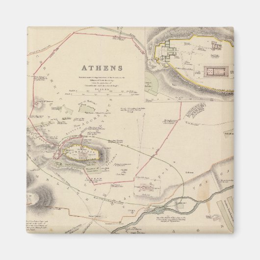 Athene, Acropolis Magneet (Voorkant)