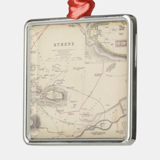 Athene, Acropolis Metalen Ornament (Links)