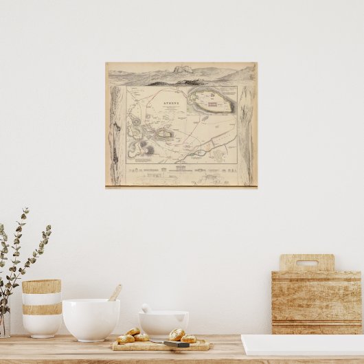 Athene, Acropolis Poster (Keuken)