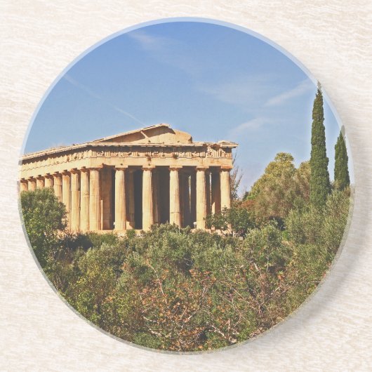 Athene Agora, Athene, Griekenland Rnd Onderzetter (Voorkant)