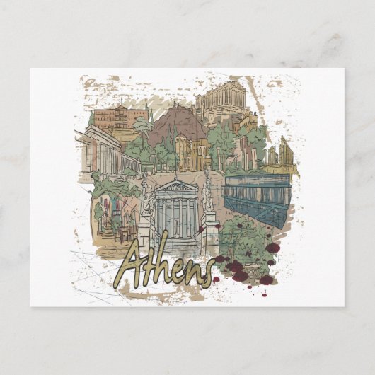 Athene Briefkaart (Voorkant)