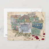 Athene Briefkaart (Voorkant / Achterkant)