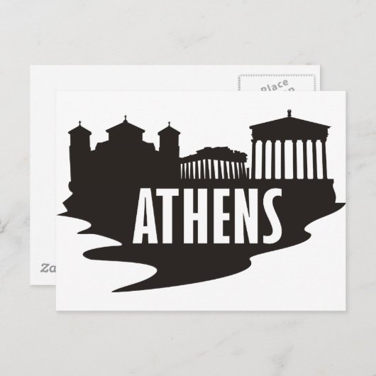 Athene Briefkaart (Voorkant / Achterkant)