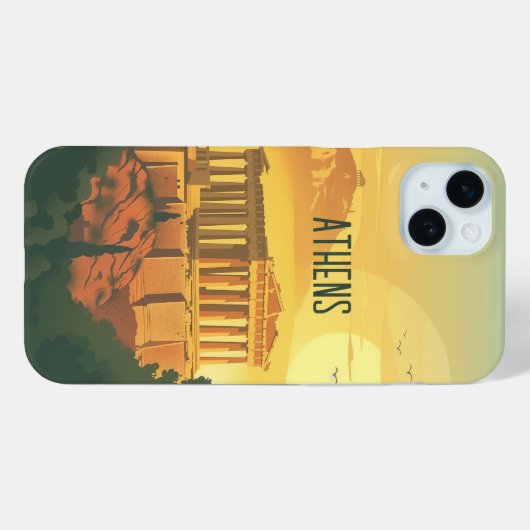 Athene Case-Mate iPhone Case (Achterkant (horizontaal))