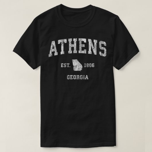Athene Georgia  Athletic Sports Design T-shirt (Design voorkant)