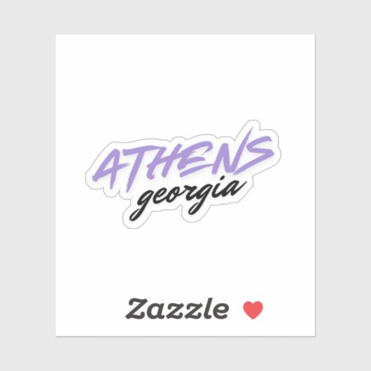 Athene Georgia Sticker (Vel)