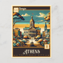 Athene, Georgië | Briefkaart