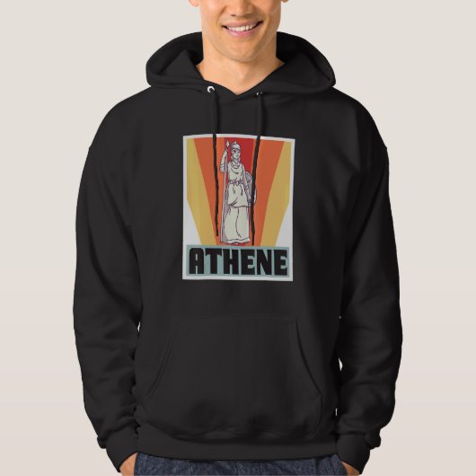 Athene Greece God Greek Mythology Ancient Greece Hoodie (Voorkant)