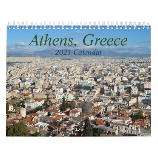Athene Griekenland 2021 Reiskalender Kalender (Hoes)
