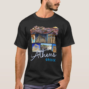 Athene Griekenland Acropolis Bekende Gezichten Sou T-shirt