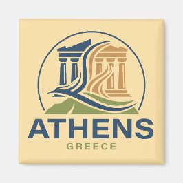 Athene Griekenland Akropolis Parthenon Magneet