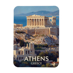 Athene Griekenland Akropolis Phenon Reizen Magneet