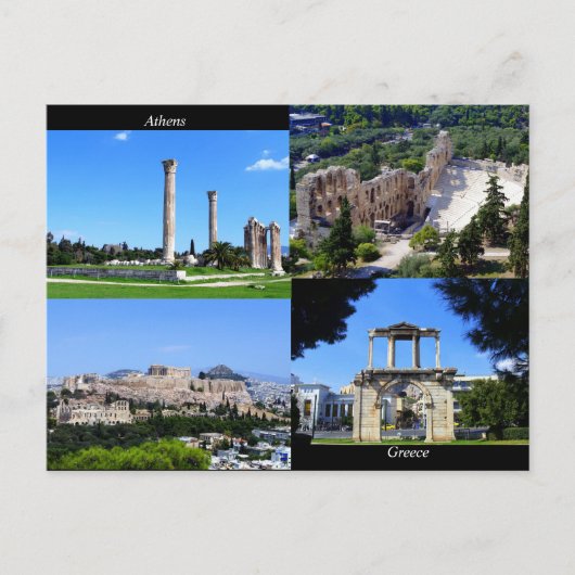 Athene - Griekenland Briefkaart (Voorkant)