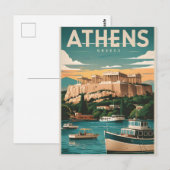 athene griekenland  briefkaart (Voorkant / Achterkant)