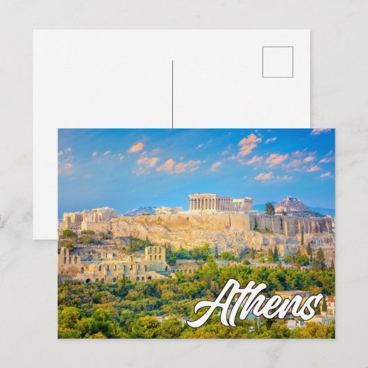 Athene, Griekenland Briefkaart (Voorkant / Achterkant)