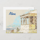 Athene, Griekenland Briefkaart (Voorkant / Achterkant)