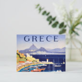  Athene Griekenland Briefkaart reizen (Staand voorkant)