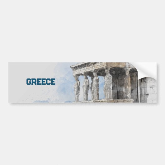 Athene, Griekenland Bumpersticker (Voorkant)