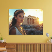 ATHENE - GRIEKENLAND CANVAS AFDRUK (Insitu (Woonkamer))