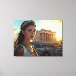 ATHENE - GRIEKENLAND CANVAS AFDRUK