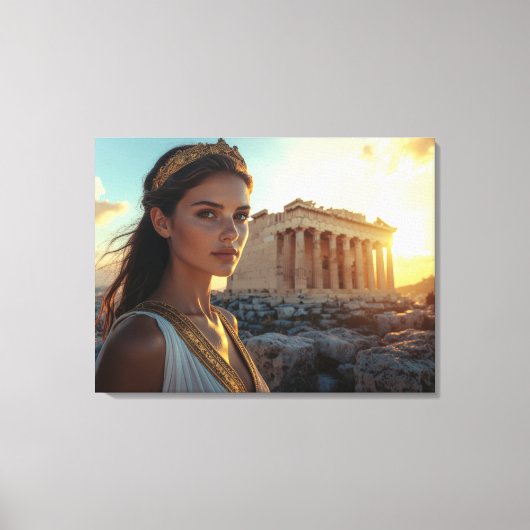 ATHENE - GRIEKENLAND CANVAS AFDRUK (Voorkant)