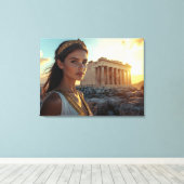 ATHENE - GRIEKENLAND CANVAS AFDRUK (Insitu (Houten vloer))